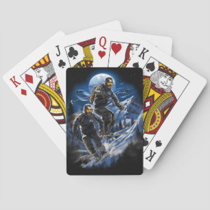 Baraja De Cartas Acción de esquí