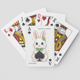 Baraja De Cartas Ace of Spades Lucky Rabbit Poker Card
