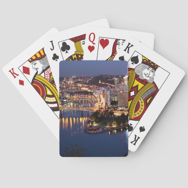 Baraja De Cartas Acero y bocadillo del añil (Reverso)