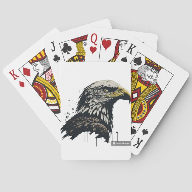 Baraja De Cartas Acrobacias de águila (Reverso)