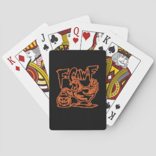 Baraja De Cartas Actitud Clásica F-Caw-F de Estilo Vintage