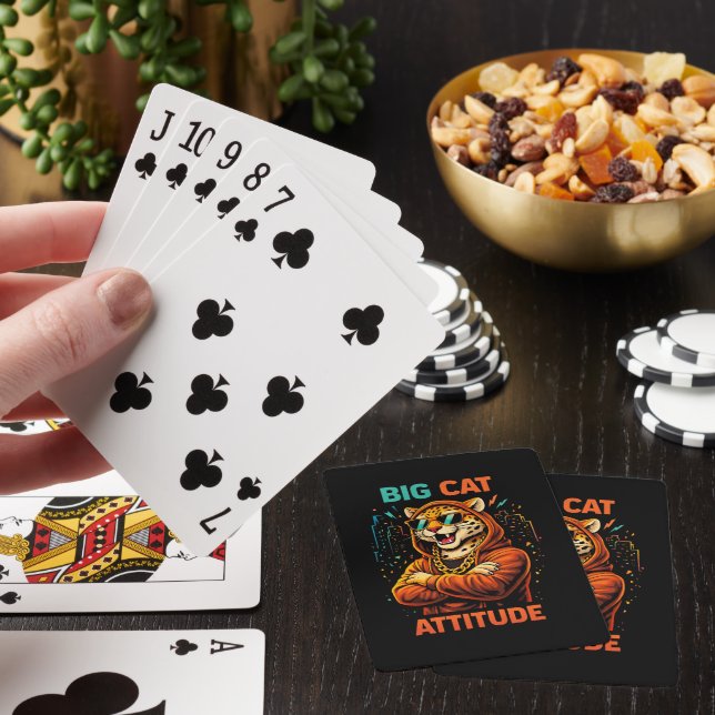 Baraja De Cartas Actitud de gato grande (In Situ)
