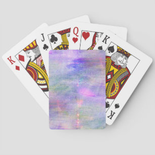 Baraja De Cartas acuarela azul, rosada inconsútil del amarillo del