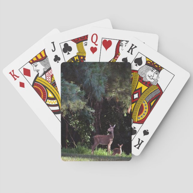 Baraja De Cartas Acuarela de vida silvestre (Reverso)