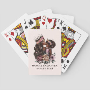 Baraja De Cartas Acuarela Madre negra e hija (3)