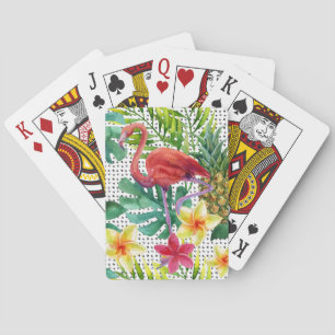 Baraja De Cartas Acuarela tropical