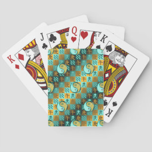 Baraja De Cartas Acuario & Caballo de Metal