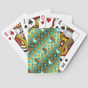 Baraja De Cartas Acuario & Dragón de Madera