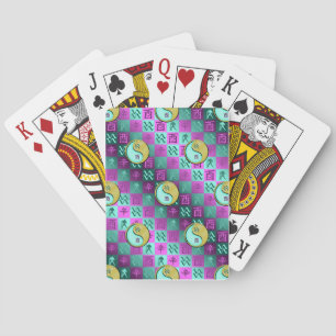 Baraja De Cartas Acuario & Gallo de Metal