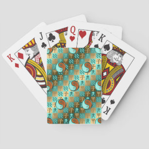 Baraja De Cartas Acuario & Rata de Madera