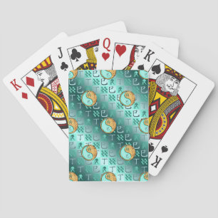 Baraja De Cartas Acuario & Serpiente de Fuego