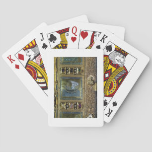 Baraja De Cartas Acuerdo del cuerpo de St Mark, el panel f del