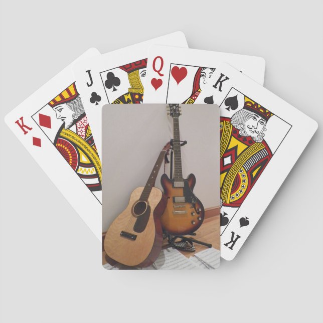 Baraja De Cartas Acústico o eléctrico (Reverso)