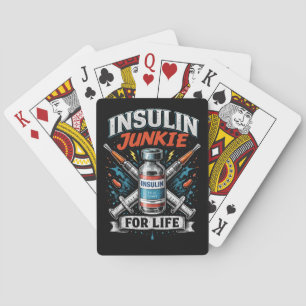 Baraja De Cartas Adicto a la Insulina de por Vida