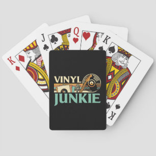 Baraja De Cartas Adicto a vinilos discos LP DJ tocadiscos música co