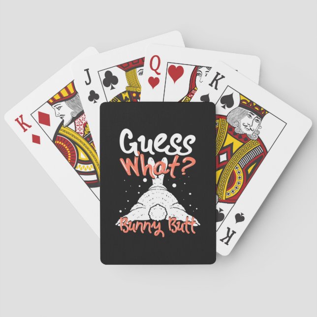 Baraja De Cartas Adivina qué conejo conejo conejo conejo conejo (Reverso)
