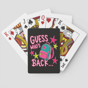 Baraja De Cartas Adivina Quién Ha Vuelto De Nuevo Divertido Regreso
