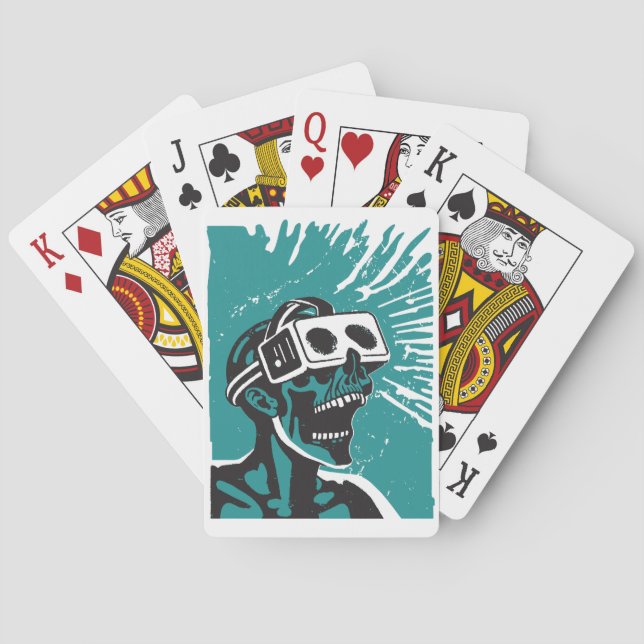 Baraja De Cartas Adoptar la realidad virtual (Reverso)