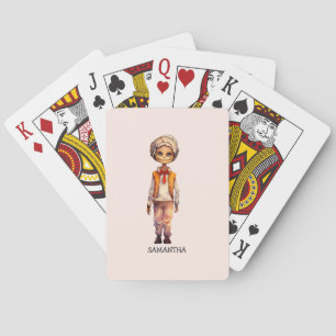 Baraja De Cartas Adorable Kid Zombie - Cute Halloween