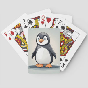 Baraja De Cartas Adorable pequeño pingüino