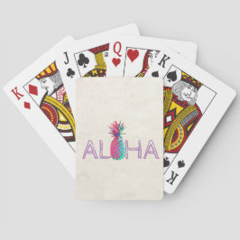 Baraja De Cartas Adorable Piña Hawaiana Aloha