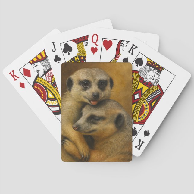 Baraja De Cartas Afecto de Meerkat (Reverso)