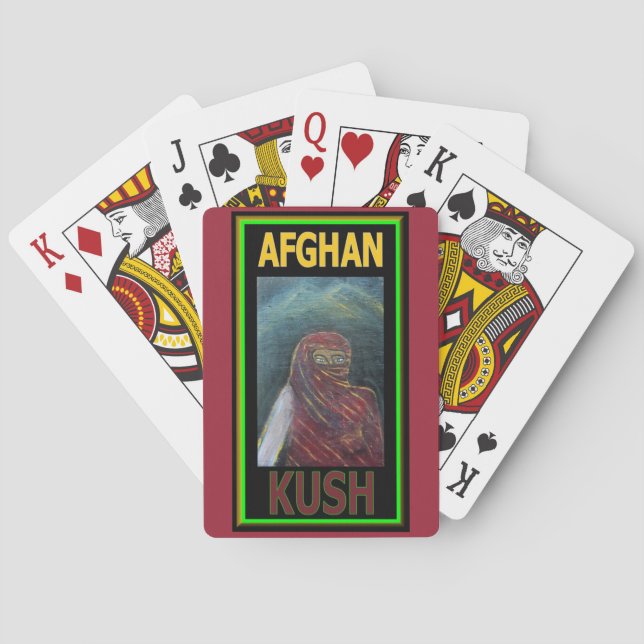 BARAJA DE CARTAS AFGHAN KUSH (Reverso)