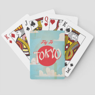 Baraja De Cartas Afiches de viaje de Tokio, Japón