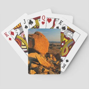 Baraja De Cartas Afloramiento rocoso y valle desértico, Richtersvel