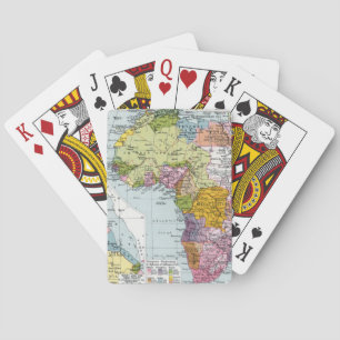 BARAJA DE CARTAS ÁFRICA DIVIDIDA, 1914