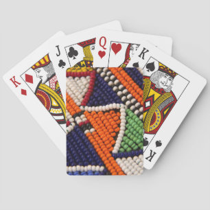 Baraja De Cartas África, Kenia. Cuentas tribales masai