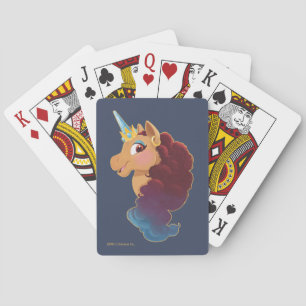 Baraja De Cartas Afro Unicornio Divina las tarjetas de juego de U