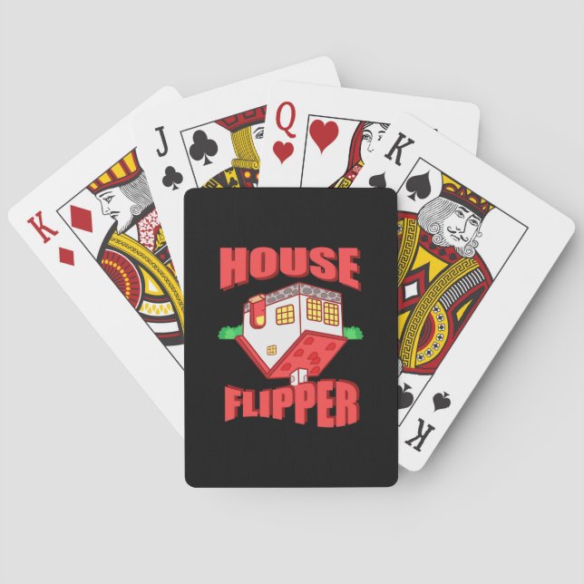 Baraja De Cartas Agente inmobiliario House Flipper (Reverso)