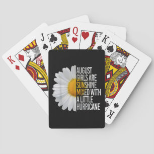 Baraja De Cartas Agosto, las mujeres dan un regalo divertido de cit