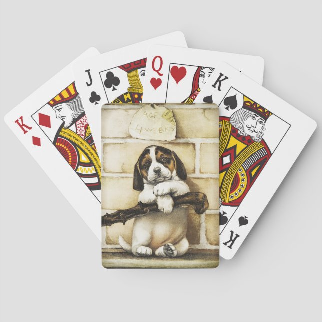 Baraja De Cartas Agradable Cachorro (Reverso)