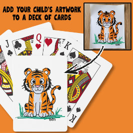 Baraja De Cartas Agrega el Arte de Tu Hijo a 