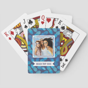 Baraja De Cartas Agrega tu nombre   Anápoles de tinte azul