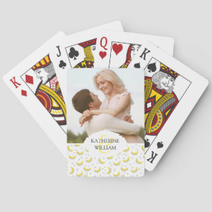 Baraja De Cartas Agrega tu nombre   Bananas geométricas