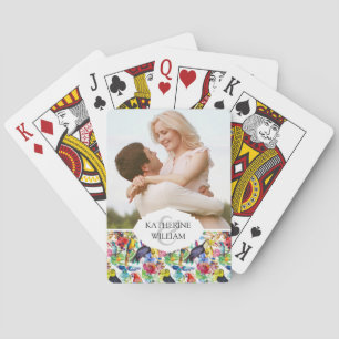 Baraja De Cartas Agrega tu nombre   Coloridos loros acuáticos
