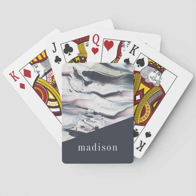 Baraja De Cartas Agrega tu nombre| Cultivo de Marbling V (Reverso)