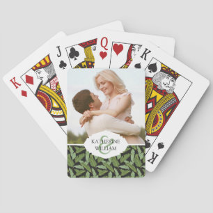 Baraja De Cartas Agrega tu nombre   Hojas de palma