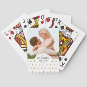 Baraja De Cartas Agrega tu nombre   Patrón Mini Anchor