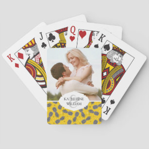 Baraja De Cartas Agrega tu nombre   Piñas De Oro