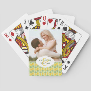 Baraja De Cartas Agrega tu nombre Piñas retro