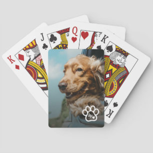 Baraja De Cartas Agrega Tu Propia Foto Monograma Mascotas Perros