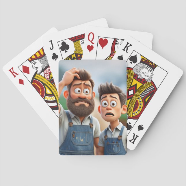 Baraja De Cartas Agricultores de Fluffernook (Reverso)