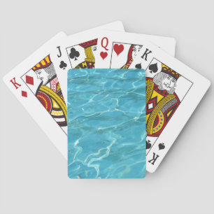 Baraja De Cartas Agua turquesa