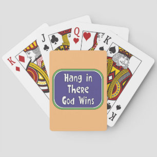 Baraja De Cartas Aguanta - Dios Gana