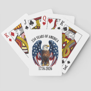 Baraja De Cartas Águila Americana Patriótica 250 Años 1776-2026