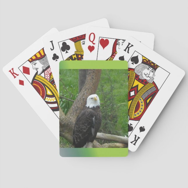 Baraja De Cartas Águila calva (Reverso)